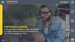 Got <mark>Sales</mark>?™ Continuous Learning